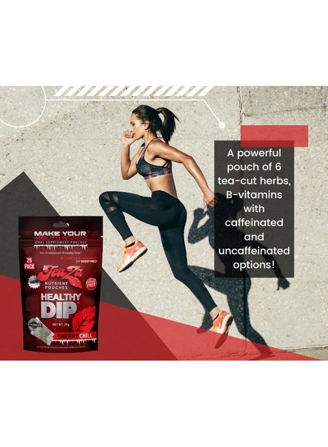 TeaZa Teaza Herbal Energy Pouches Cherry Chill  - Image 3