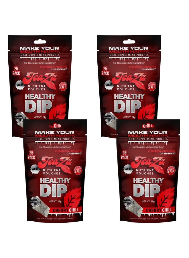 TeaZa Teaza Herbal Energy Pouches Cherry Chill  - Image 1