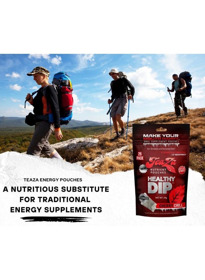 TeaZa Teaza Herbal Energy Pouches Cherry Chill  - Image 4