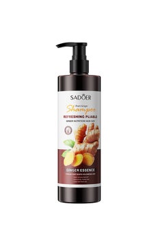 SADOER Ginger Nutrition Anti-Hair Loss Shampoo, Soft, Silky, Strong, Thickening, Nourishing Hair Care  - Image 2