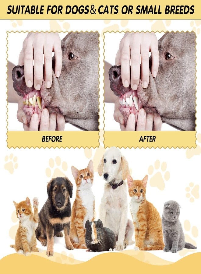 SHOPONIL Three Sided & Double Finger Dog Toothbrush, Cat Toothbrush, Pet Cleaning Set Soft Bristles for Easy Dental Care Toothbrush Suitable for Large to Small Dogs Cats and Pets - Image 4