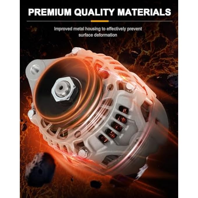ROADFAR Alternator Compatible for for Nissan for CPJ 1994-2001 All H20 Engine,for Nissan for KAH 1994-2001 All H20 Engine,for Nissan for KAP 1994-2001 All H20 Engine, Replace 12136 - Image 2