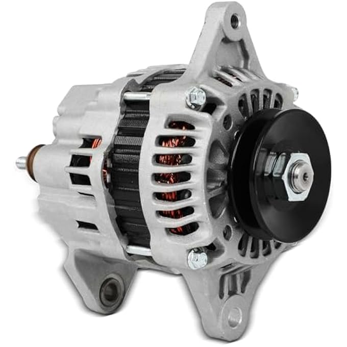 ROADFAR Alternator Compatible for for Nissan for CPJ 1994-2001 All H20 Engine,for Nissan for KAH 1994-2001 All H20 Engine,for Nissan for KAP 1994-2001 All H20 Engine, Replace 12136 - Image 1