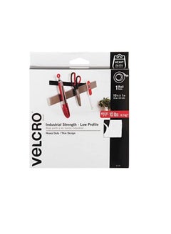 Velcro Velcro Industrial Strength Heavy Duty Stick on Tape White 3 Meter X 1 Inch Hold Up to 4.5Kg  - Image 1