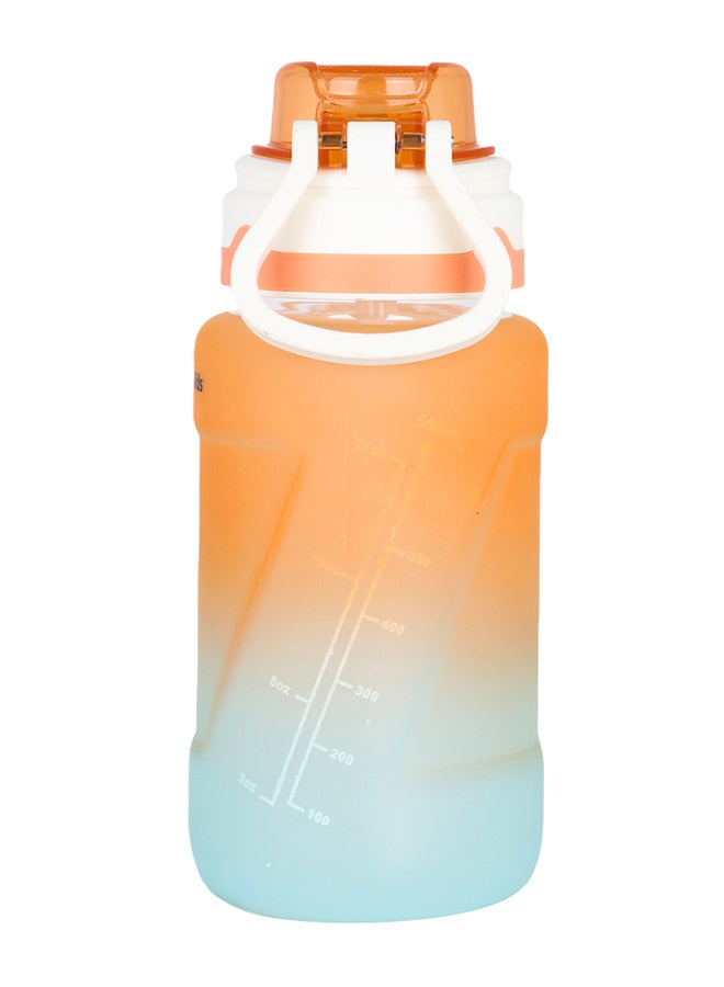 Nova kids Water Bottle With Straw 550 ML - Orange - Image 2