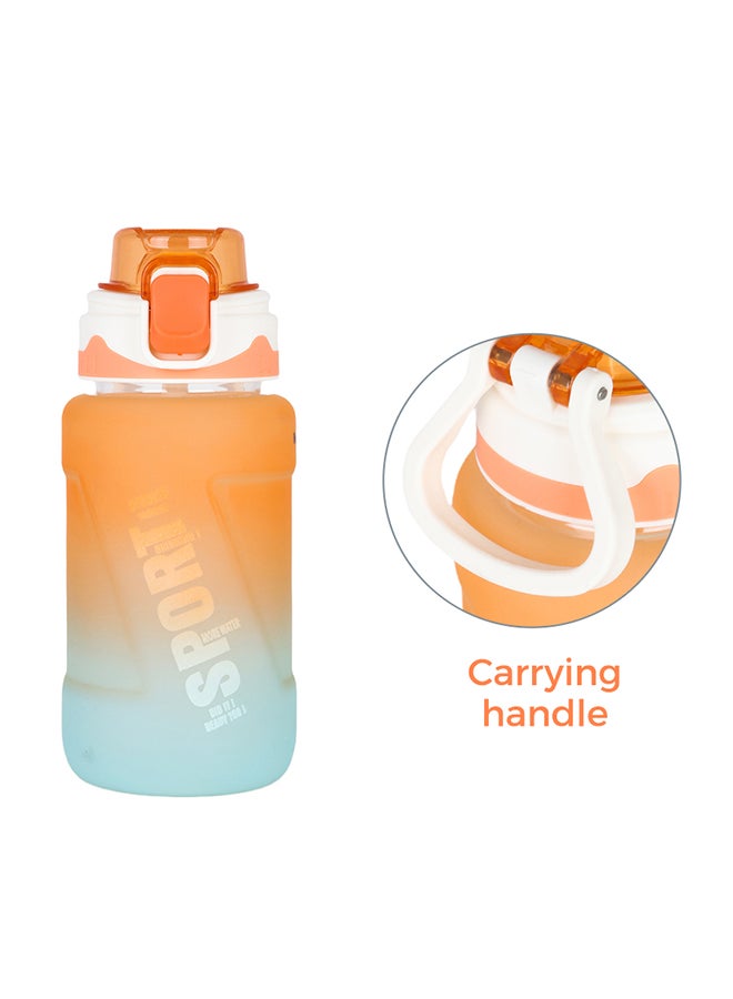 Nova kids Water Bottle With Straw 550 ML - Orange - Image 5