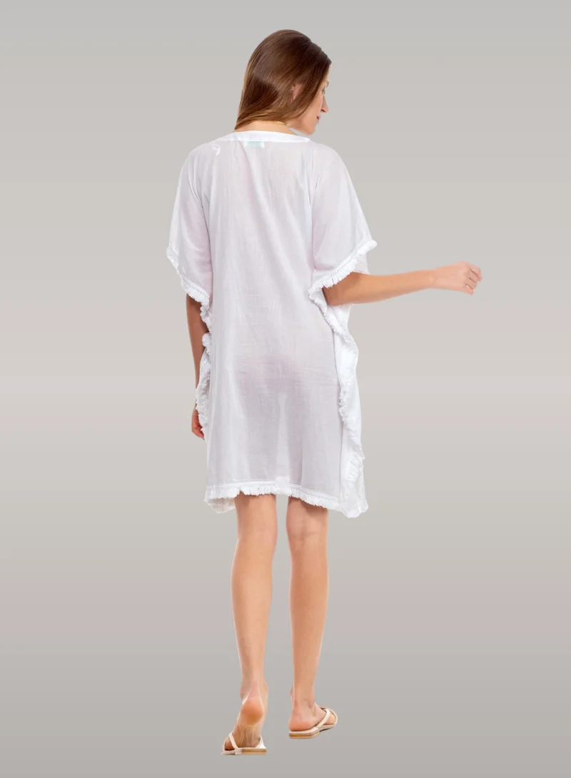 Just Nature  Carmen Kaftan Hand Embroidery Dress for Women | Best Price UAE