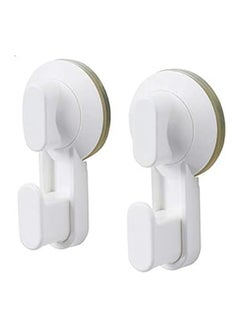 Ikea 1 Pair Of Hooks With Suction Cups - White [K2255] 