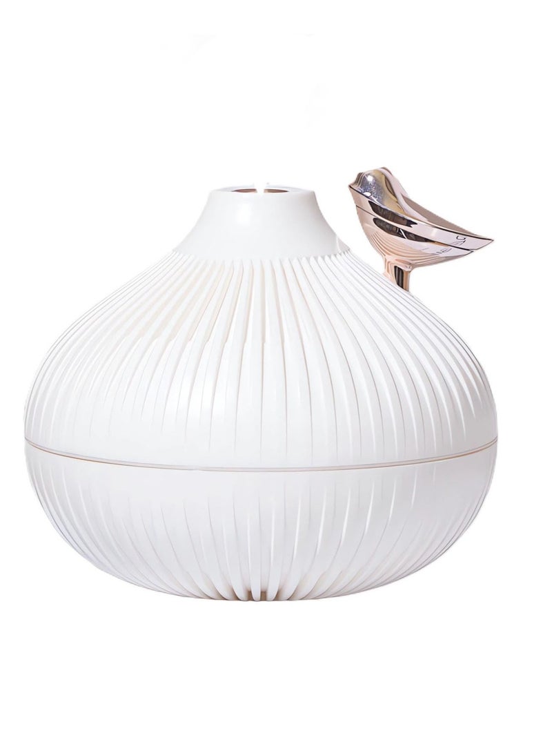 Excefore Mini Humidifier for Bedroom, Small Cool Mist Humidifier, Auto Shut-Off, 2 Mist Modes, Suitable for Home, Baby Bedroom, Office (White) - Image 1