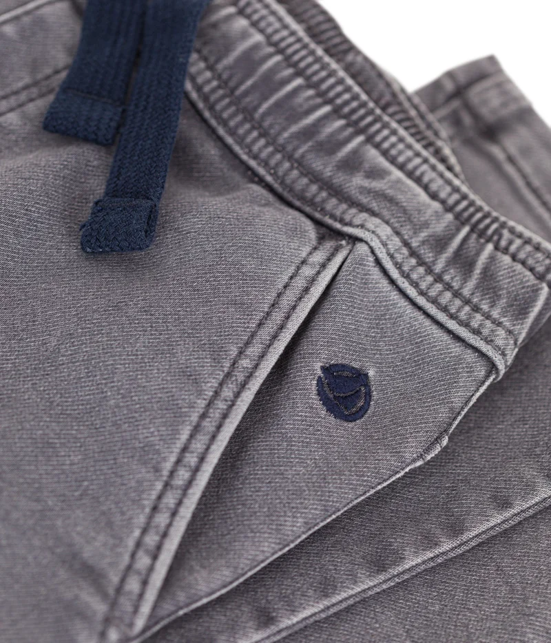 Petit Bateau Boys' Eco-Friendly Regular Denim Trousers