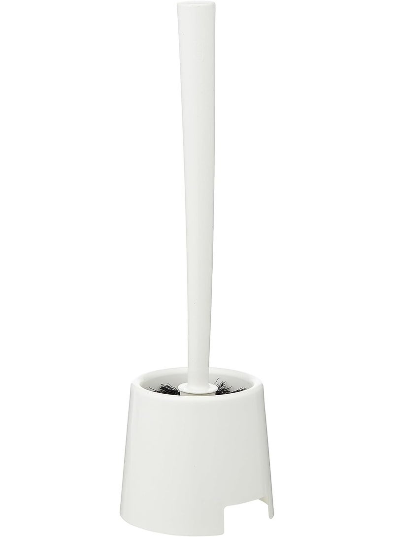 أيكيا فرشاة المرحاض مع حامل - مجموعة تنظيف الحمام الأنيقة، بتصميم متين وصحي لسهولة تنظيف المرحاض وتخزينه - Image 4