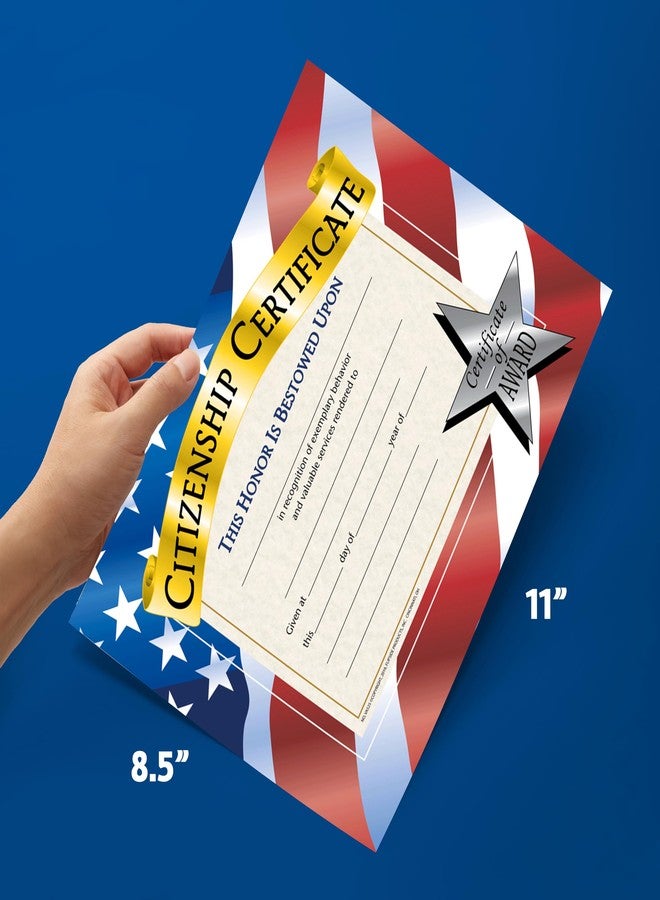 Flipside Products Citizenship Certificates, Recognition, Award Students, Incentive, 8.5" x 11", 30 Per Pack, 5 Packs - Image 4