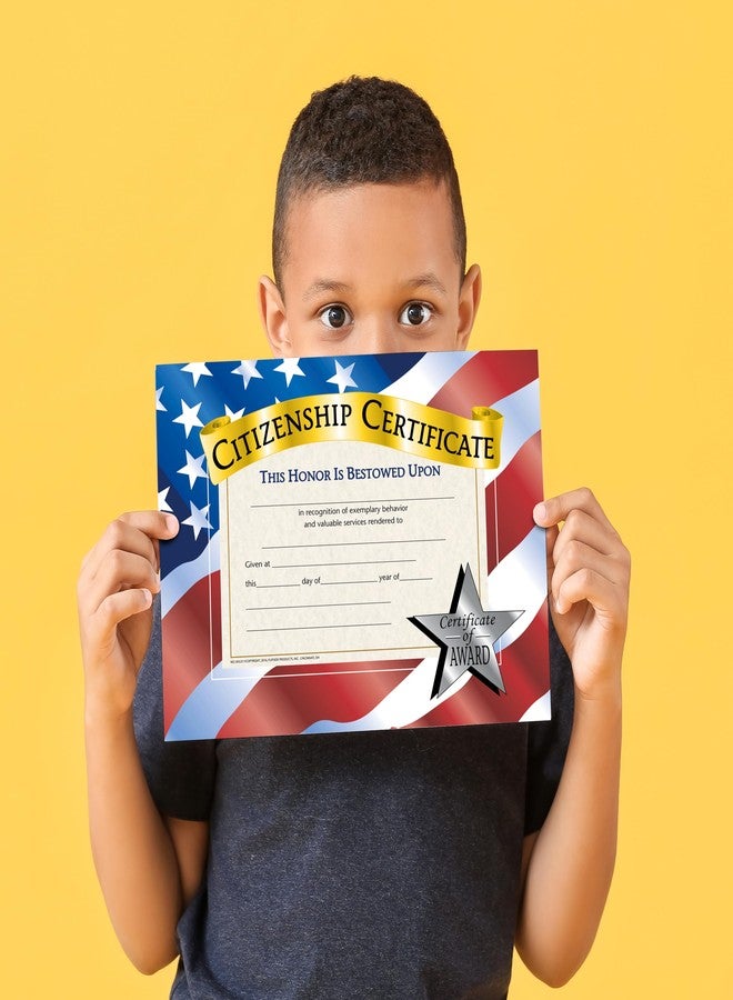 Flipside Products Citizenship Certificates, Recognition, Award Students, Incentive, 8.5" x 11", 30 Per Pack, 5 Packs - Image 2