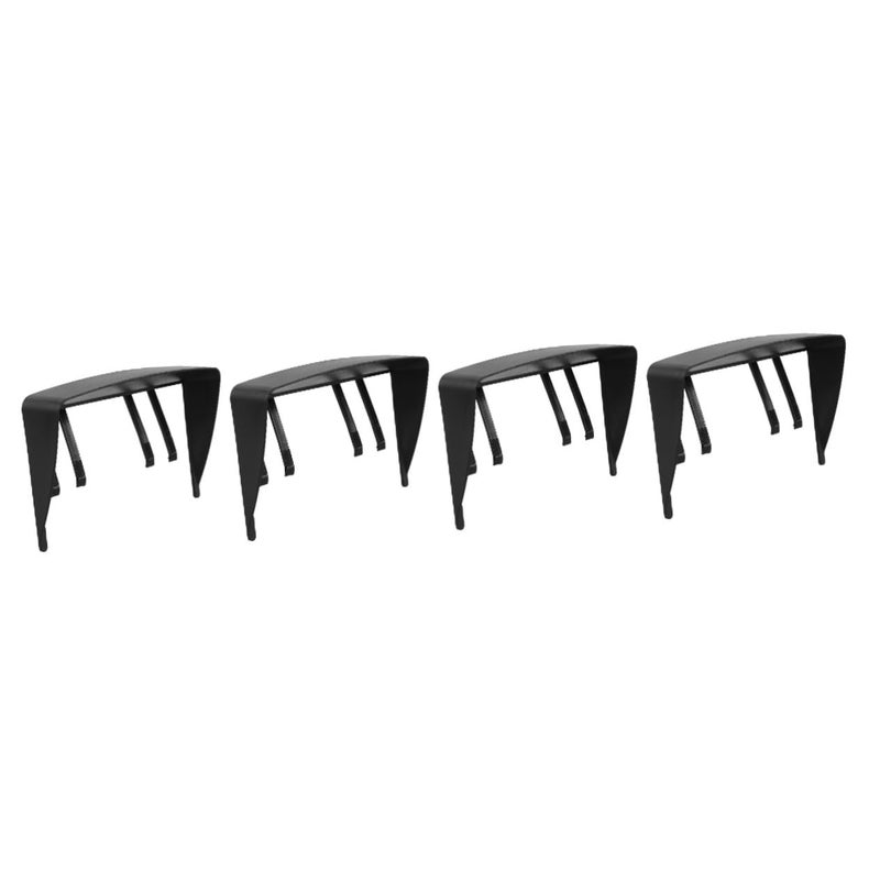 4 Pack Universal Car Windshield Sunshade Visor Easy Install Sun Shade For Auto Navigation - Image 2