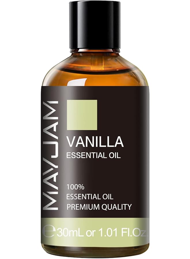 erorex Vanilla Essential Oil 30Ml 1.01Fl.Oz Premium Vanilla Oils For Aromatherapy Diffuser Soap Making Candle Making Long Lasting Scents - Image 1