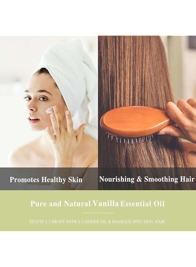 erorex Vanilla Essential Oil 30Ml 1.01Fl.Oz Premium Vanilla Oils For Aromatherapy Diffuser Soap Making Candle Making Long Lasting Scents - Image 4