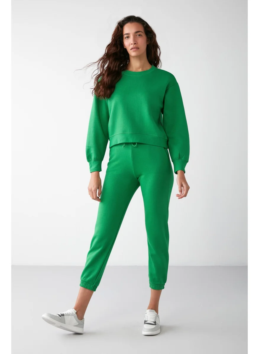 جريميلانج Lona Basic Relaxed Green Sweatshirt