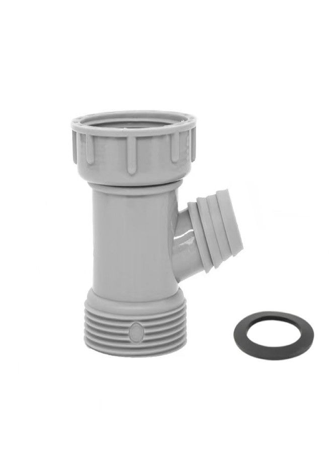 AOMUCH Kitchen Sink Drain Pipe Adapter Y Shaped Kitchen Basin Sewer Branch Connector Female - Image 1