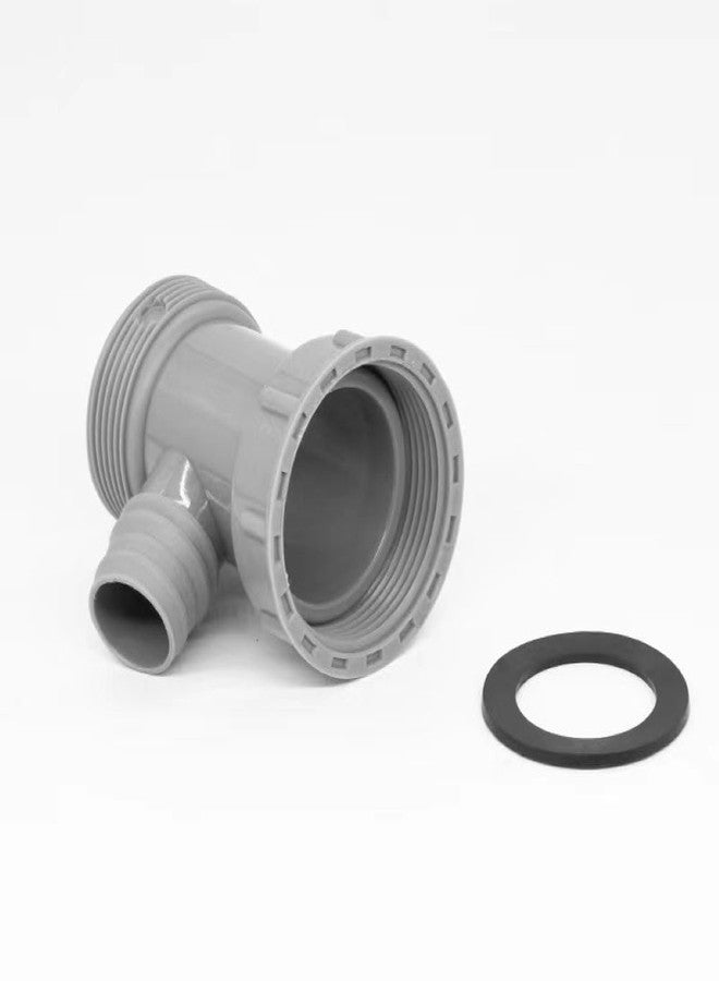 AOMUCH Kitchen Sink Drain Pipe Adapter Y Shaped Kitchen Basin Sewer Branch Connector Female - Image 3