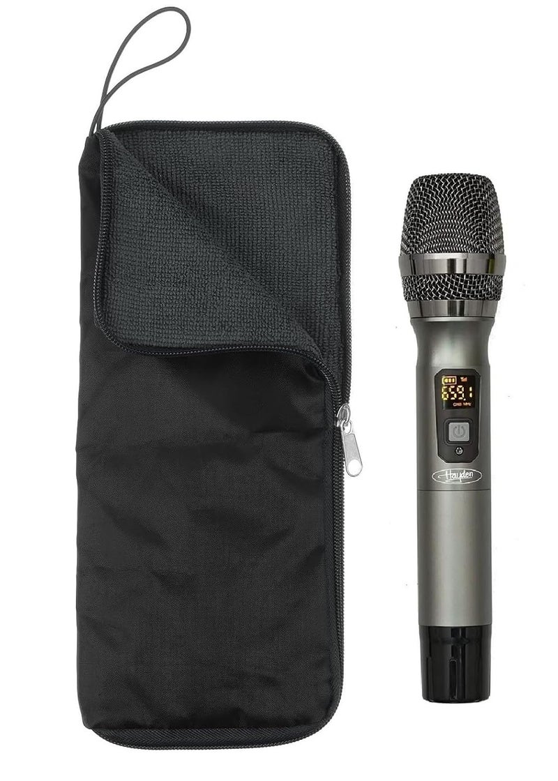 ALASKA ® Wireless Microphone Carrying Pouch, Microphone Storage Zipper Bag, Fits Most Hand-Held Wireless Microphones. 11.5 X 5 Inches. [ Microphone NOT Included], Black - Image 1