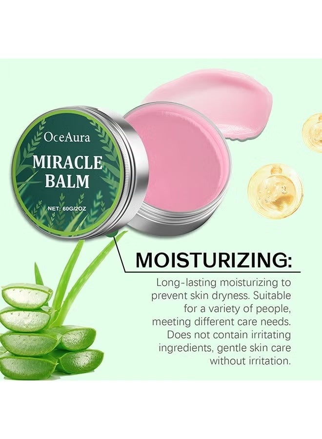 OceAura Miracle Herbal Balm, Balm Soothing Joint Cream For All External Parts Of The Body Such As The Back, Hands, Feet 60G - Image 2