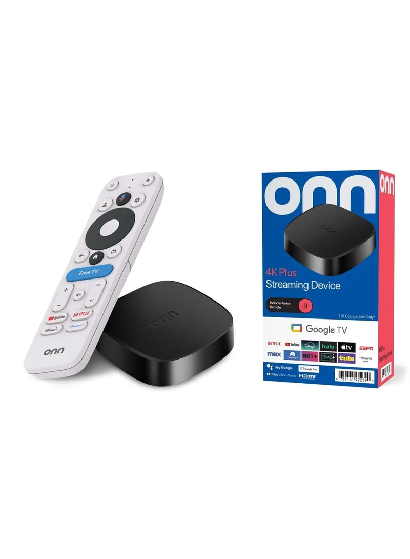 Onn 4K Plus Google TV streaming device - Image 1
