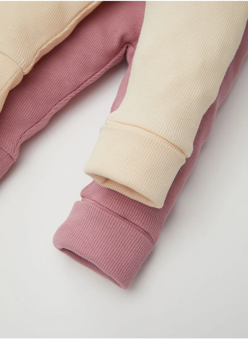 ديفاكتو Regular Fit Ribbed Basic 2-Piece Jogger Pants