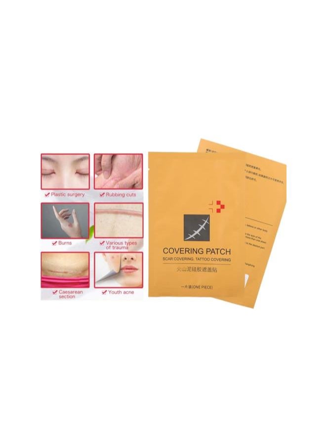 WYBOT - Disposable Skin Concealing Tape, Tattoo Cover Up Sticker Skin Scar Cover Tape, Waterproof Breathable Tattoo Scar Concealer Skin Concealing Tape Flaw Conceal Patch - Image 1