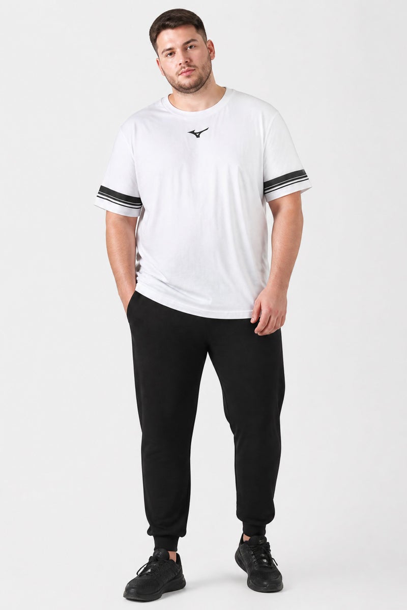 Mizuno Men Sportswear Fit Short Sleeve Training T-Shirt, White - Image 2