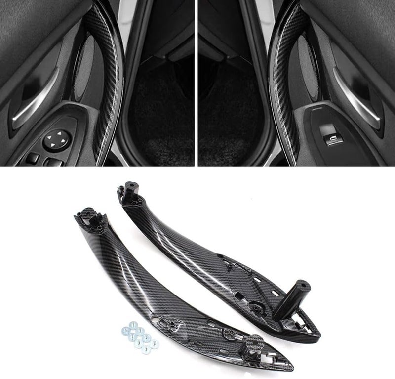 Goodithy Carbon Fiber Door Handle Trim for BMW - Image 1