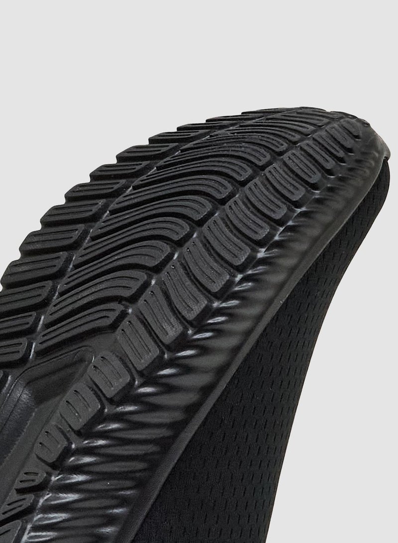 Campus Men's All-Black Mesh Sneakers – Cushioned, Lightweight, Lace-Up - Image 4