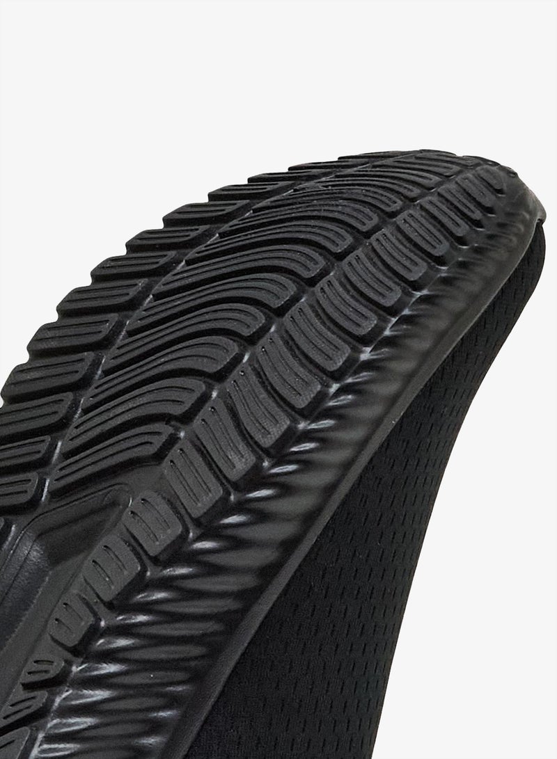 Campus Men's All-Black Mesh Sneakers – Cushioned, Lightweight, Lace-Up - Image 4