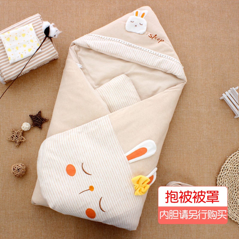 Baby Quilt Thickened Newborn Bag Cotton Baby Can Take Off The Gallbladder Swaddling Supplies Newborn Factory One Piece - Image 1