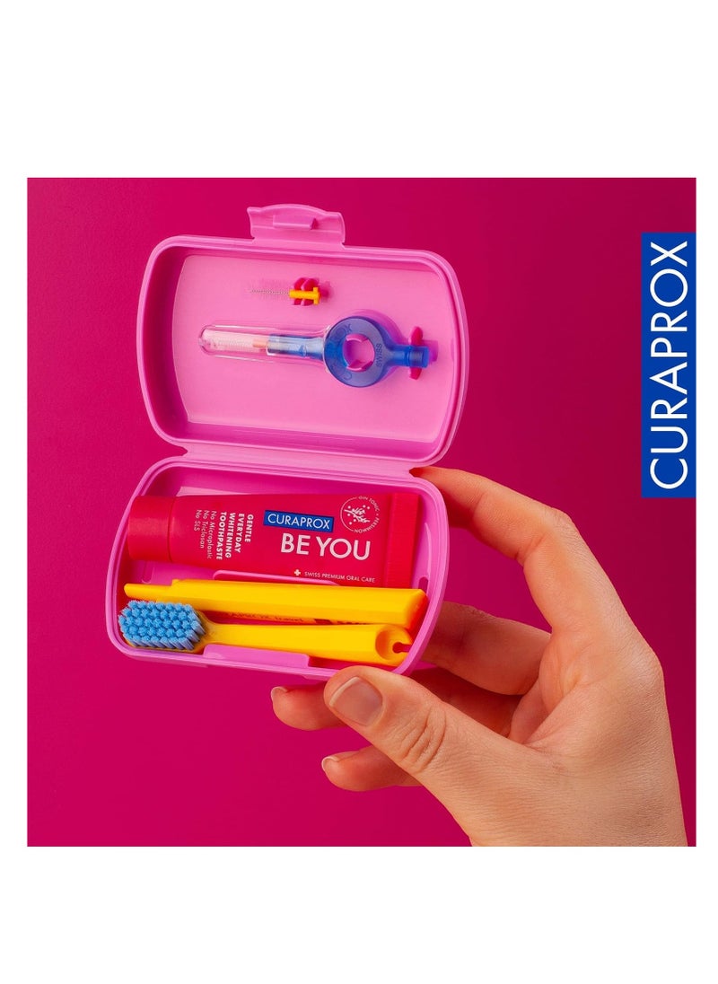 CURAPROX Curaprox Oral Care Essential Travel Set Pink  - Image 4