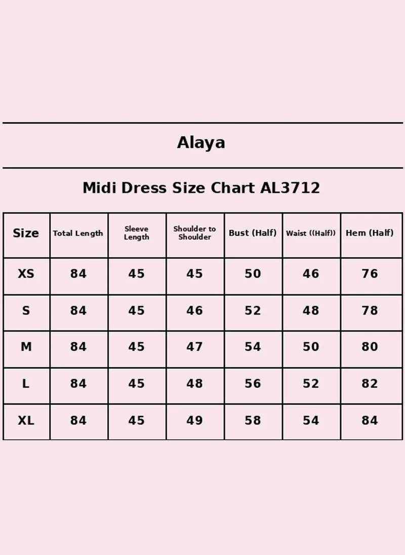 Alaya sky blue Women Embroidered  Rayon Midi Dress -AL3712 for Women | Best Price UAE