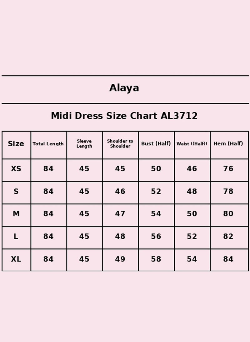 Alaya Women Embroidered  Rayon Midi Dress -AL3712 - Image 5