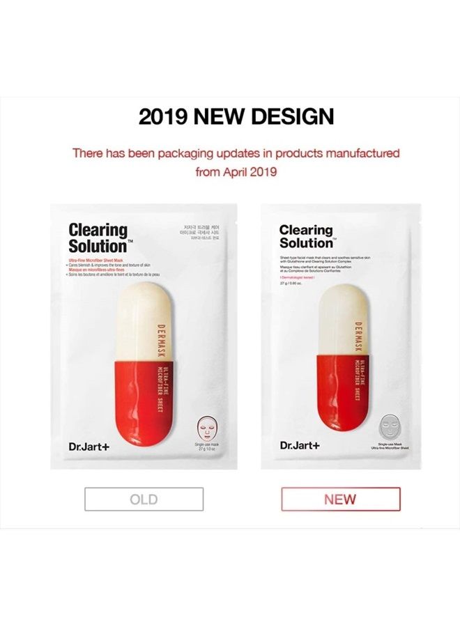 Dr.Jart+ Dr. Jart+ Clearing Solution Sheet Facial Mask 5 Pc, 5count - Image 3