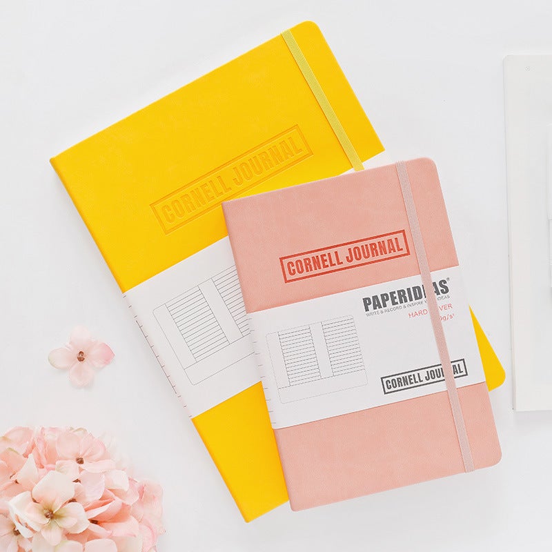 Paperideas Cornell Notebook A5 Strap Simple Handbook Creative Student Mind Map Book - Image 3
