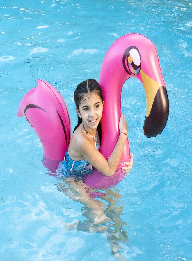 PoolCandy Inflatable Animal Swim Noodles (LED Flamingo) - Image 2