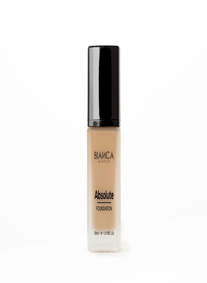 BIANCA MAKEUP Absolute Foundation | Bianca Makeup | Liquid Foundation with Full Coverage | Shine and Oil Control | 24-hour Wear | Water and Humidity Resistant | Various Shades (Bronze, 0.10 Fl Oz) - Image 1
