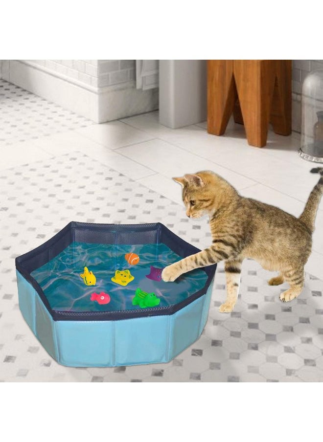 Generic - Generic Cat Pool Toys - 6 Float Pet Pool Toy | Floating Water Toy Cat Interactive Fun | Pet Kitten Swimming Bathing Fish Toy to Reduce Boredom for Bathroom | Backyard | Pool - Image 1