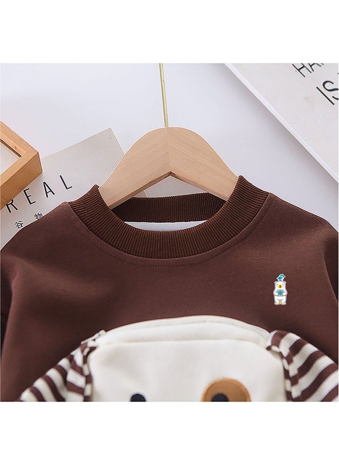 Box 2Pcs Set Brown Stripes Doggy Eye Patch Track Suit Set For Toddler And Kids Winter & All Season Wear-2-3Y - pzsku/ZFC45A74C77E3A56B629AZ/45/_/1740399014/0d0c9b1c-1ce9-45f5-81a2-7f822e26400f