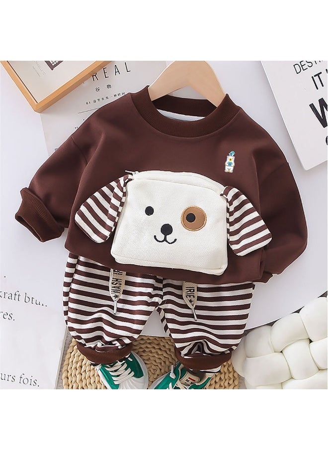 Box 2Pcs Set Brown Stripes Doggy Eye Patch Track Suit Set For Toddler And Kids Winter & All Season Wear-2-3Y - pzsku/ZFC45A74C77E3A56B629AZ/45/_/1740399016/6bfa64a2-d123-4ab5-a8f9-5e36be36b767