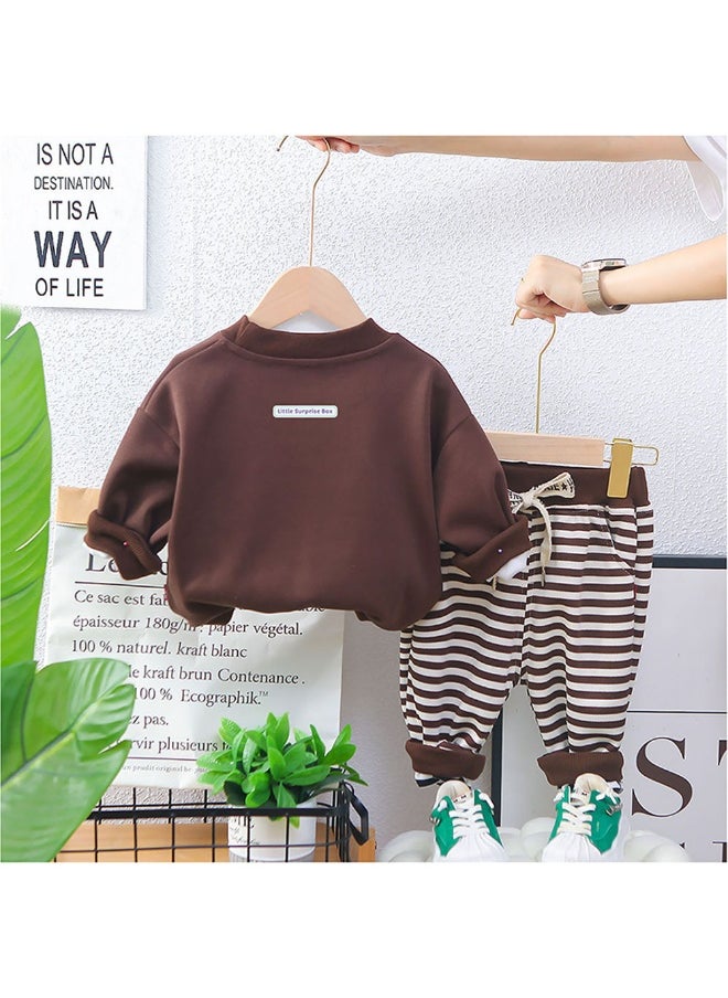 Box 2Pcs Set Brown Stripes Doggy Eye Patch Track Suit Set For Toddler And Kids Winter & All Season Wear-2-3Y - pzsku/ZFC45A74C77E3A56B629AZ/45/_/1740399052/a452afc6-a475-4552-a1f6-7b44fa75b5c2