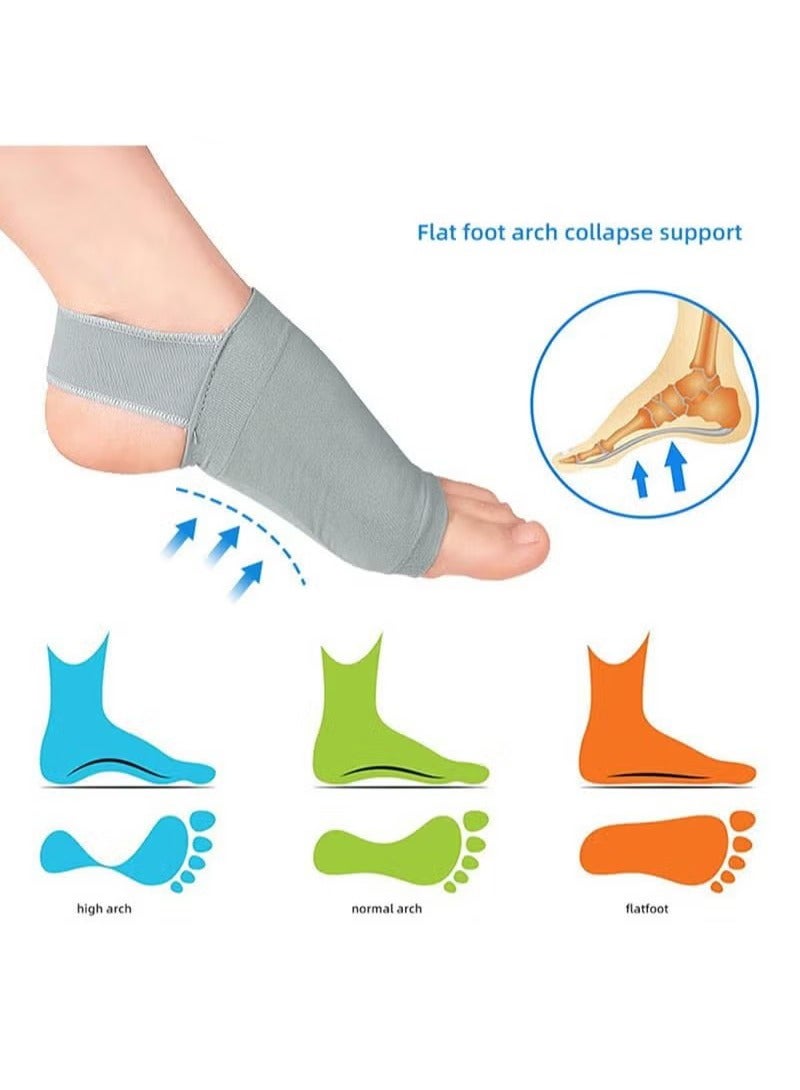 Gonice 1 Pair Arch Support Sleeves Plantar Fasciitis Heel Spurs Foot Care Flat Feet Relieve Pain Sleeve Socks Orthotic Insoles Pads  - Image 3