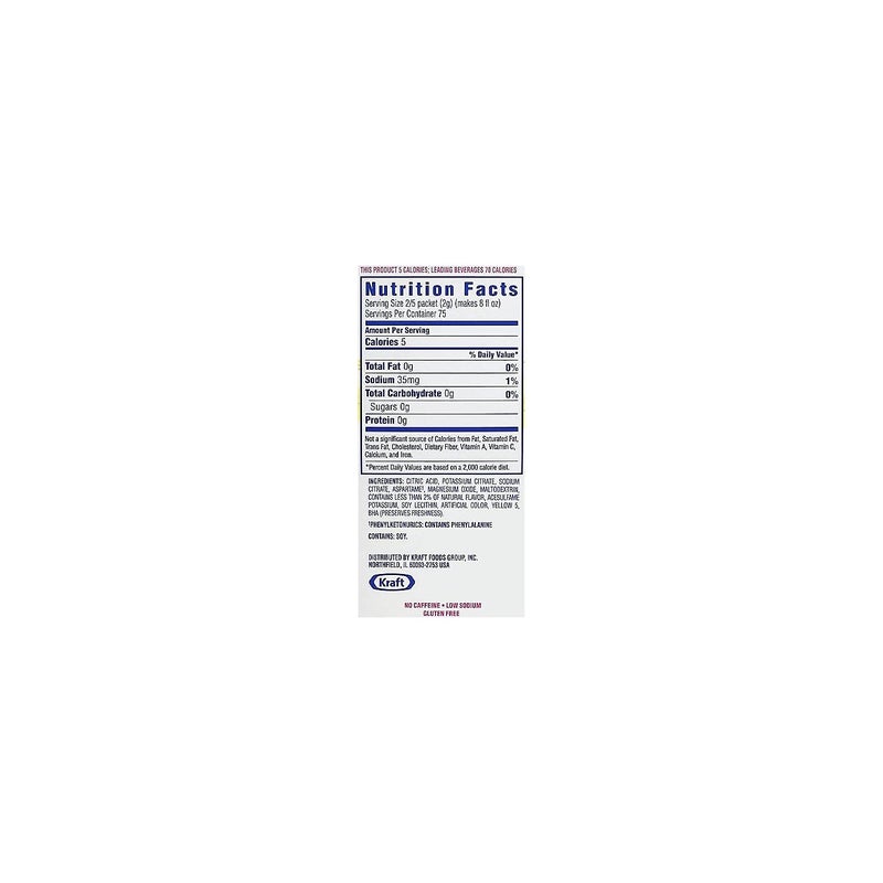 Crystal Light Products Crystal Light-Flavored Drink Mix, Lemonade, 30- 0.17 oz Packets beverage, PACK OF 1 - Image 4