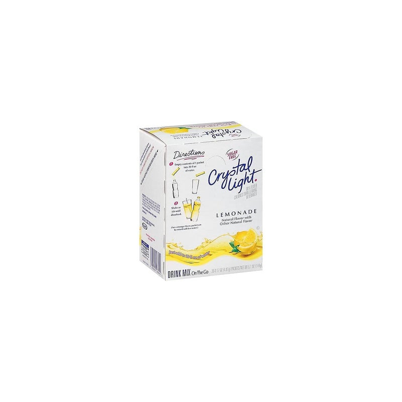 Crystal Light Products Crystal Light-Flavored Drink Mix, Lemonade, 30- 0.17 oz Packets beverage, PACK OF 1 - Image 3