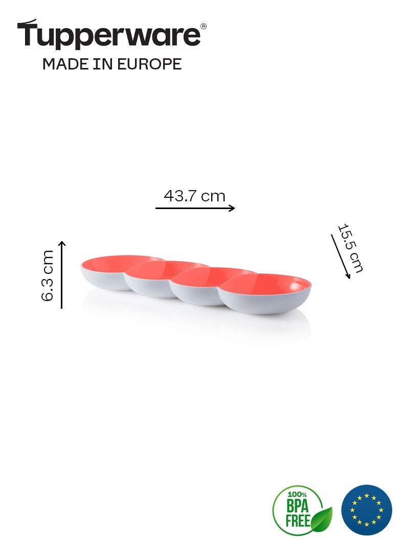 توبروير صينية تقديم تابروير 4 أقسام (قطعتان 260 مل وقطعتان 290 مل) - Image 3