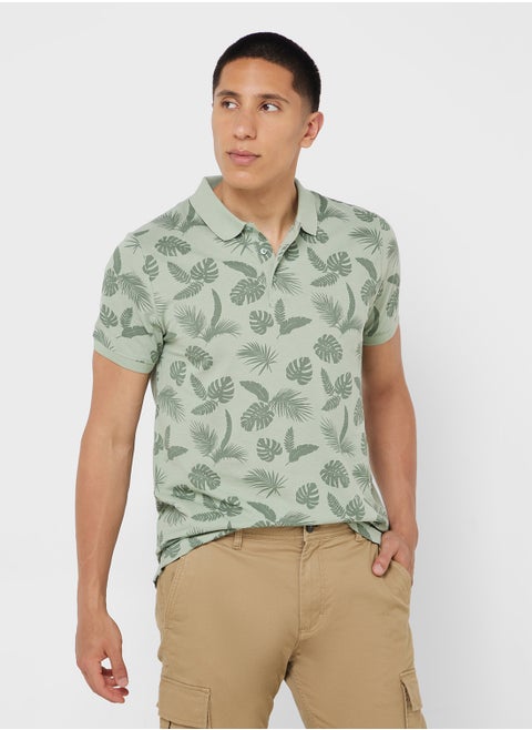 Printed Polo Shirt
