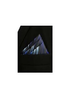 Generic Men's Square Pocket Handkerchief - Navy Blue Mixed  - Image 1